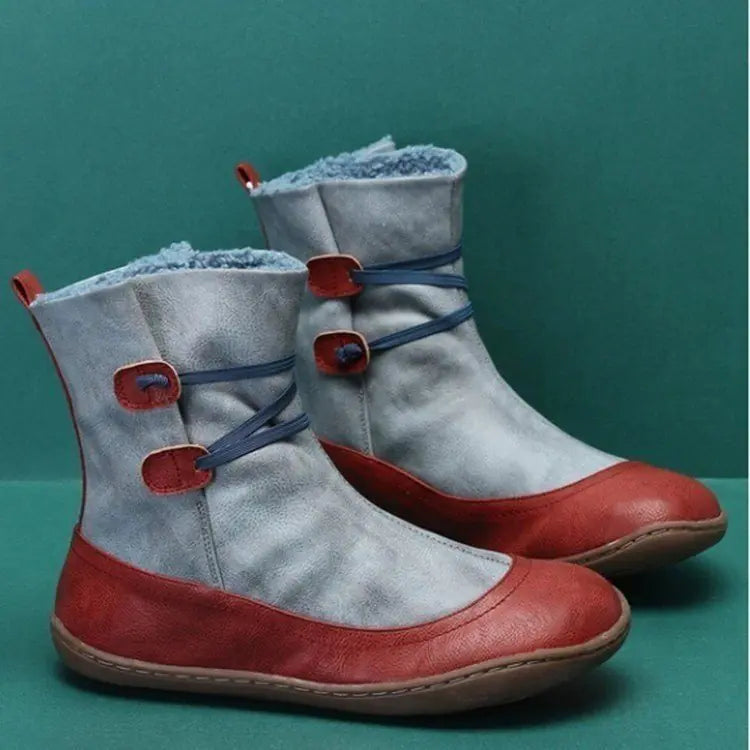 Plus Size Women's Flat Short Snow Boots