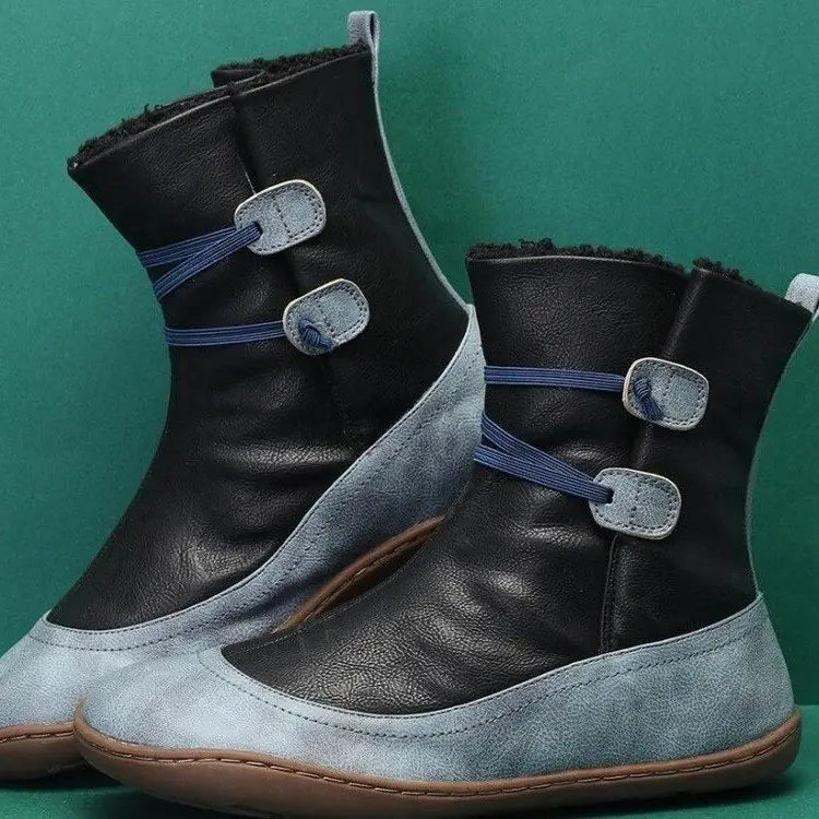 Plus Size Women's Flat Short Snow Boots